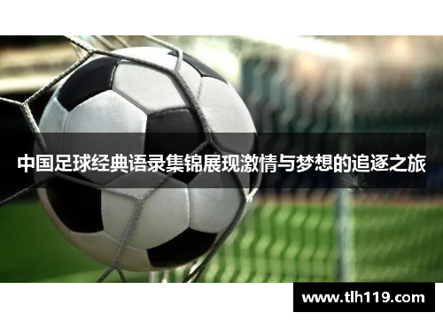中国足球经典语录集锦展现激情与梦想的追逐之旅